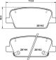 BREMBO Bremsbelagsatz, Scheibenbremse P 30 118