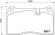 BREMBO Bremsbelagsatz, Scheibenbremse P 44 018