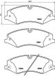 BREMBO Bremsbelagsatz, Scheibenbremse P 44 022