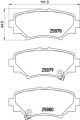 BREMBO Bremsbelagsatz, Scheibenbremse P 49 049