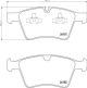 BREMBO Bremsbelagsatz, Scheibenbremse P 50 115