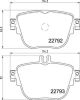 BREMBO Bremsbelagsatz, Scheibenbremse P 50 141