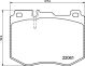 BREMBO Bremsbelagsatz, Scheibenbremse P 50 145