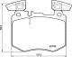 BREMBO Bremsbelagsatz, Scheibenbremse P 50 159