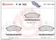 BREMBO Bremsbelagsatz, Scheibenbremse P 54 032