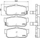 BREMBO Bremsbelagsatz, Scheibenbremse P 56 029