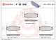 BREMBO Bremsbelagsatz, Scheibenbremse P 56 056
