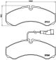 BREMBO Bremsbelagsatz, Scheibenbremse P 56 069