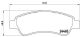 BREMBO Bremsbelagsatz, Scheibenbremse P 61 091
