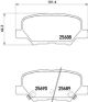BREMBO Bremsbelagsatz, Scheibenbremse P 61 111
