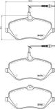 BREMBO Bremsbelagsatz, Scheibenbremse P 61 119