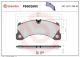 BREMBO Bremsbelagsatz, Scheibenbremse P65026NX