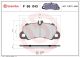 BREMBO Bremsbelagsatz, Scheibenbremse P 65 043