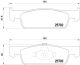 BREMBO Bremsbelagsatz, Scheibenbremse P 68 059X