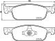 BREMBO Bremsbelagsatz, Scheibenbremse P 68 065X