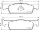 BREMBO Bremsbelagsatz, Scheibenbremse P 68 069