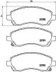 BREMBO Bremsbelagsatz, Scheibenbremse P 78 009