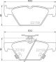 BREMBO Bremsbelagsatz, Scheibenbremse P 78 026