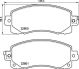 BREMBO Bremsbelagsatz, Scheibenbremse P 78 028