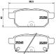 BREMBO Bremsbelagsatz, Scheibenbremse P 79 029