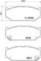 BREMBO Bremsbelagsatz, Scheibenbremse P 79 031