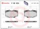 BREMBO Bremsbelagsatz, Scheibenbremse P 83 025