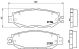 BREMBO Bremsbelagsatz, Scheibenbremse P 83 036