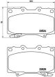 BREMBO Bremsbelagsatz, Scheibenbremse P 83 048