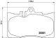 BREMBO Bremsbelagsatz, Scheibenbremse P 83 058