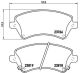 BREMBO Bremsbelagsatz, Scheibenbremse P 83 064