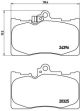 BREMBO Bremsbelagsatz, Scheibenbremse P 83 072
