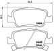 BREMBO Bremsbelagsatz, Scheibenbremse P 83 080