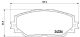 BREMBO Bremsbelagsatz, Scheibenbremse P 83 082