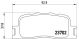 BREMBO Bremsbelagsatz, Scheibenbremse P 83 088