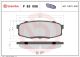 BREMBO Bremsbelagsatz, Scheibenbremse P 83 098X