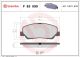 BREMBO Bremsbelagsatz, Scheibenbremse P 83 099