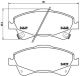 BREMBO Bremsbelagsatz, Scheibenbremse P 83 109