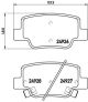 BREMBO Bremsbelagsatz, Scheibenbremse P 83 114