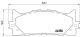 BREMBO Bremsbelagsatz, Scheibenbremse P 83 117