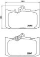 BREMBO Bremsbelagsatz, Scheibenbremse P 83 131