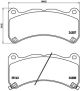 BREMBO Bremsbelagsatz, Scheibenbremse P 83 146