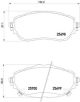 BREMBO Bremsbelagsatz, Scheibenbremse P 83 150