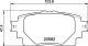 BREMBO Bremsbelagsatz, Scheibenbremse P 83 174