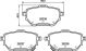 BREMBO Bremsbelagsatz, Scheibenbremse P 83 182