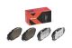 BREMBO Bremsbelagsatz, Scheibenbremse P 85 006