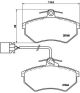 BREMBO Bremsbelagsatz, Scheibenbremse P 85 034
