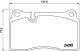 BREMBO Bremsbelagsatz, Scheibenbremse P 85 116