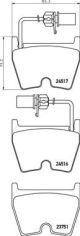 BREMBO Bremsbelagsatz, Scheibenbremse P 85 132