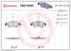 BREMBO Bremsbelagsatz, Scheibenbremse P85145NX