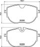 BREMBO Bremsbelagsatz, Scheibenbremse P 85 187